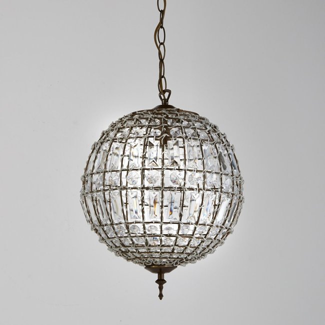 Светильник в виде шара с подвесками, Haru стеклянный прозрачный LA REDOUTE INTERIEURS