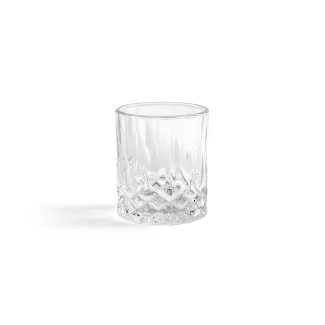 Комплект из 4 бокалов для виски из резного стекла, Ekos прозрачный LA REDOUTE INTERIEURS