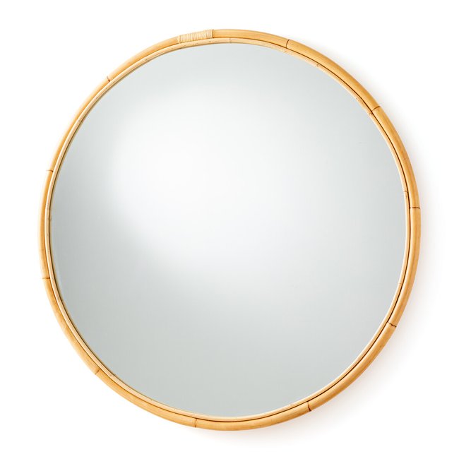 Зеркало круглое с рамкой из ротанга, Ø120 см, Nogu натуральный LA REDOUTE INTERIEURS