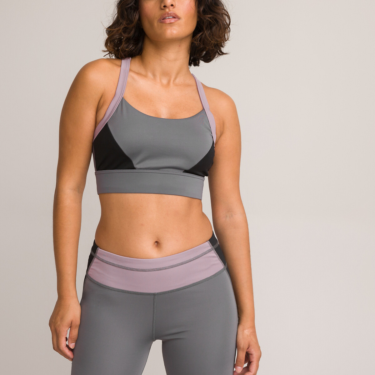 Adidas strong Sport Bra Grey and Black