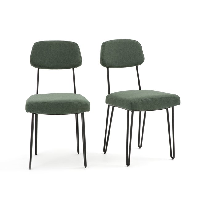 Комплект из 2 винтажных стульев, Koper зеленый кедровый LA REDOUTE INTERIEURS
